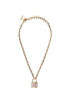 Chanel CC Lock Chain Necklace, front view
