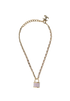 Chanel CC Lock Chain Necklace, back view