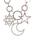 Chanel B17K Crystal CC Sun Moon Star Necklace, &pound;695, Jewellery, Silver, Brass, Other view