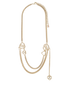 Chanel F23B Embellished Heart Long Necklace, front view