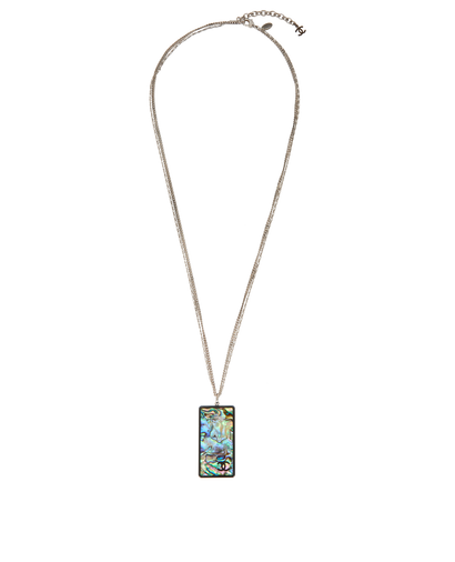 Chanel 12P Abalone Shell Necklace, front view