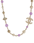 Chanel CC Pearl Chocker, &pound;430, Jewellery, Gold/Purple, Brass, Other view