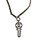 Chanel Key Necklace, other view