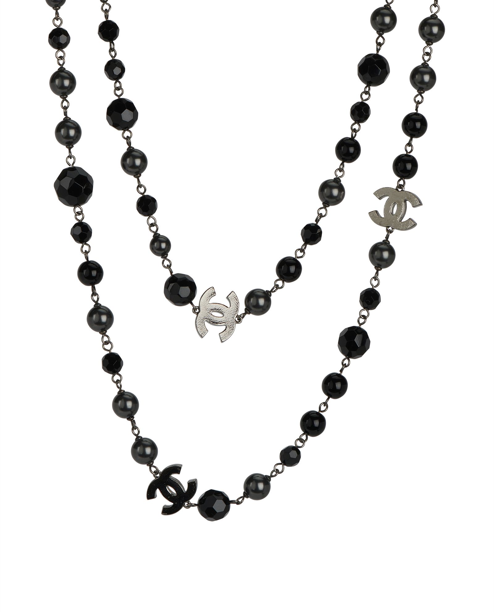 Chanel Faux Pearl Long Necklace, Necklaces Designer Exchange Buy