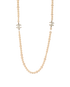 Chanel A17P CC Long Necklace, £850, Jewellery, White, Brass/Faux Pearl, Other view
