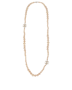 Chanel CC Beaded Faux Pearl Necklace