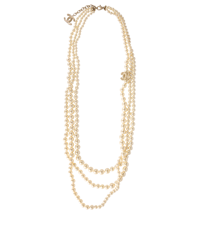 Chanel CC Multi Strand Long Necklace, front view