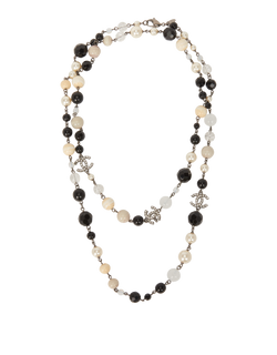 Chanel Crystal CC Beaded Long Necklace