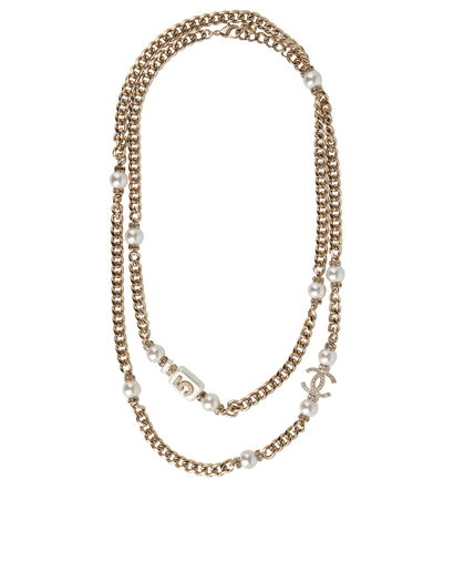 Chanel A22S No.5 Perfume Bottle Necklace, front view
