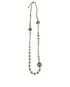 Chanel Pearl Cube Necklace, front view