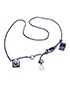 Dice Necklace, &pound;90, Accessories, Silver, Silver, Front view