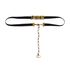 Dior J'adior Antique Gold Finish Metal Choker, front view