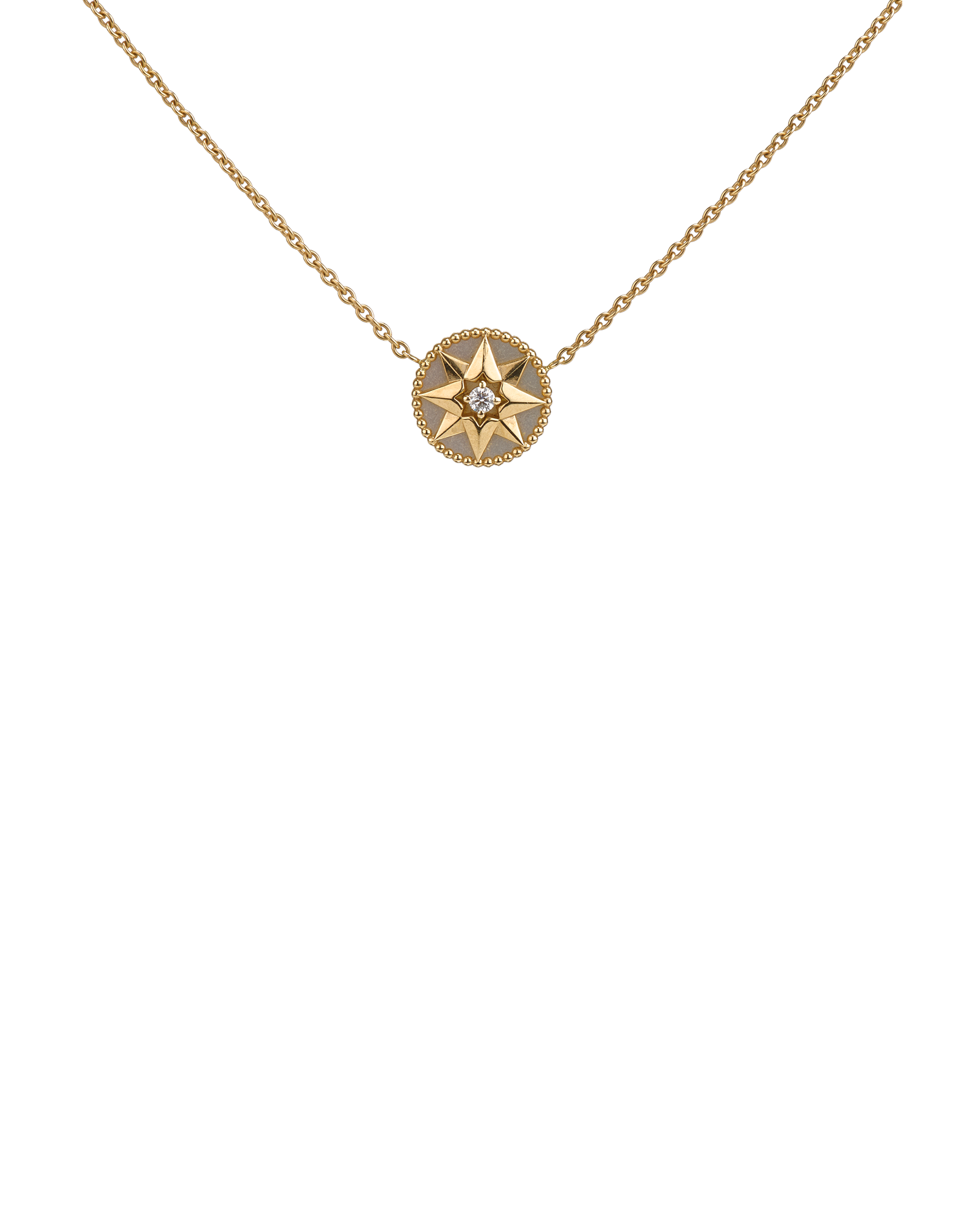 Christian Dior Rose Des Vents Necklace, &pound;1,200, Jewellery, Gold, Yellow Gold, Other view