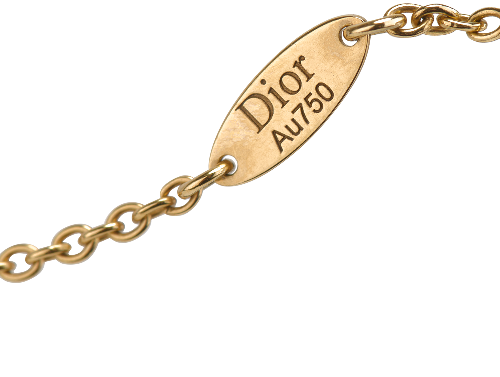 Christian Dior Rose Des Vents Necklace, &pound;1,200, Jewellery, Gold, Yellow Gold, Other view