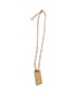 Dior Dog Tag Necklace, back view