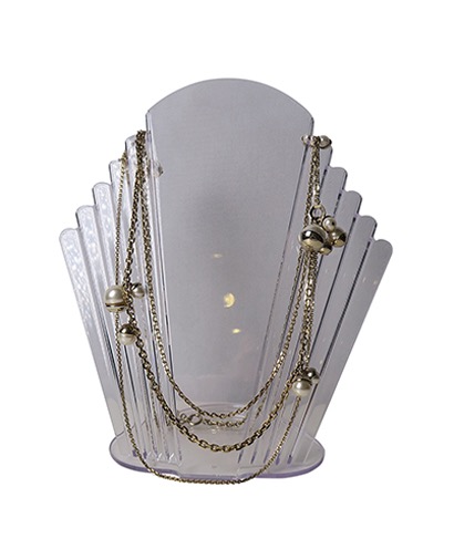 Dior Multi Chain Pearl Cluster Necklace, front view