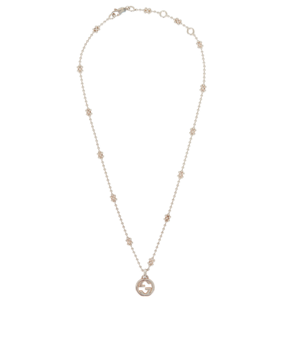Gucci Interlocking GG Beaded Necklace, front view