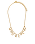 Gucci Embellished Logo & Star Necklace, front view