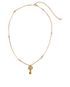 Gucci Double G Crystal Embellished Key Necklace, back view