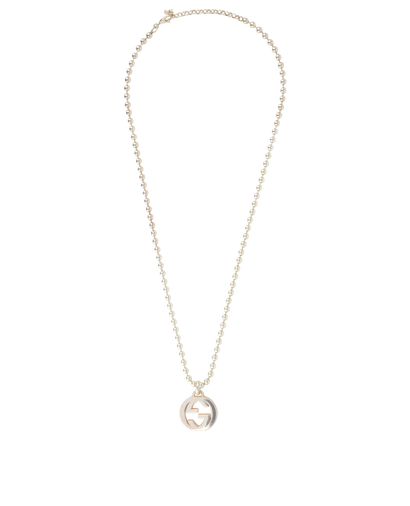 Gucci Interlocking GG Beaded Necklace, front view