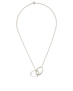 Tiffany & Co X Elsa Peretti Double Loop Necklace, Sterling Silver, DB, 2*