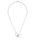 Tiffany & Co X Elsa Peretti Double Loop Necklace, &pound;230, Jewellery, Silver, Sterling Silver, Back view