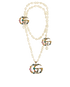 Gucci GG Long Pearl Necklace, front view