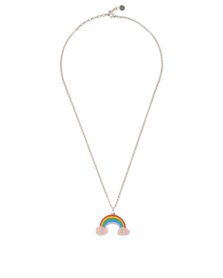 Gucci Ghost Rainbow Necklace, Silver 925/Enamel, Multi, 2*