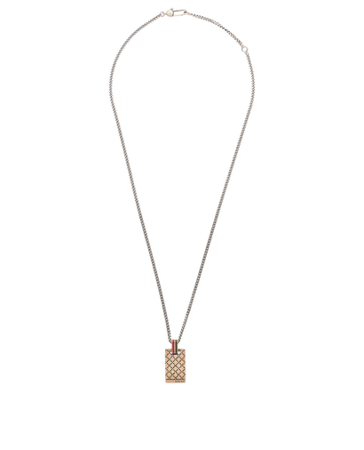 Gucci Diamante Plate Pendant, front view