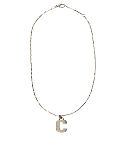 Gucci C Letter Necklace, front view