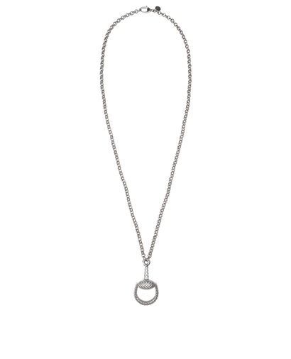 Gucci Horsebit Chain Necklace, &pound;250, Jewellery, Silver, Sterling Silver, Front view