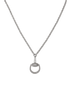 Gucci Horsebit Chain Necklace, &pound;250, Jewellery, Silver, Sterling Silver, Other view