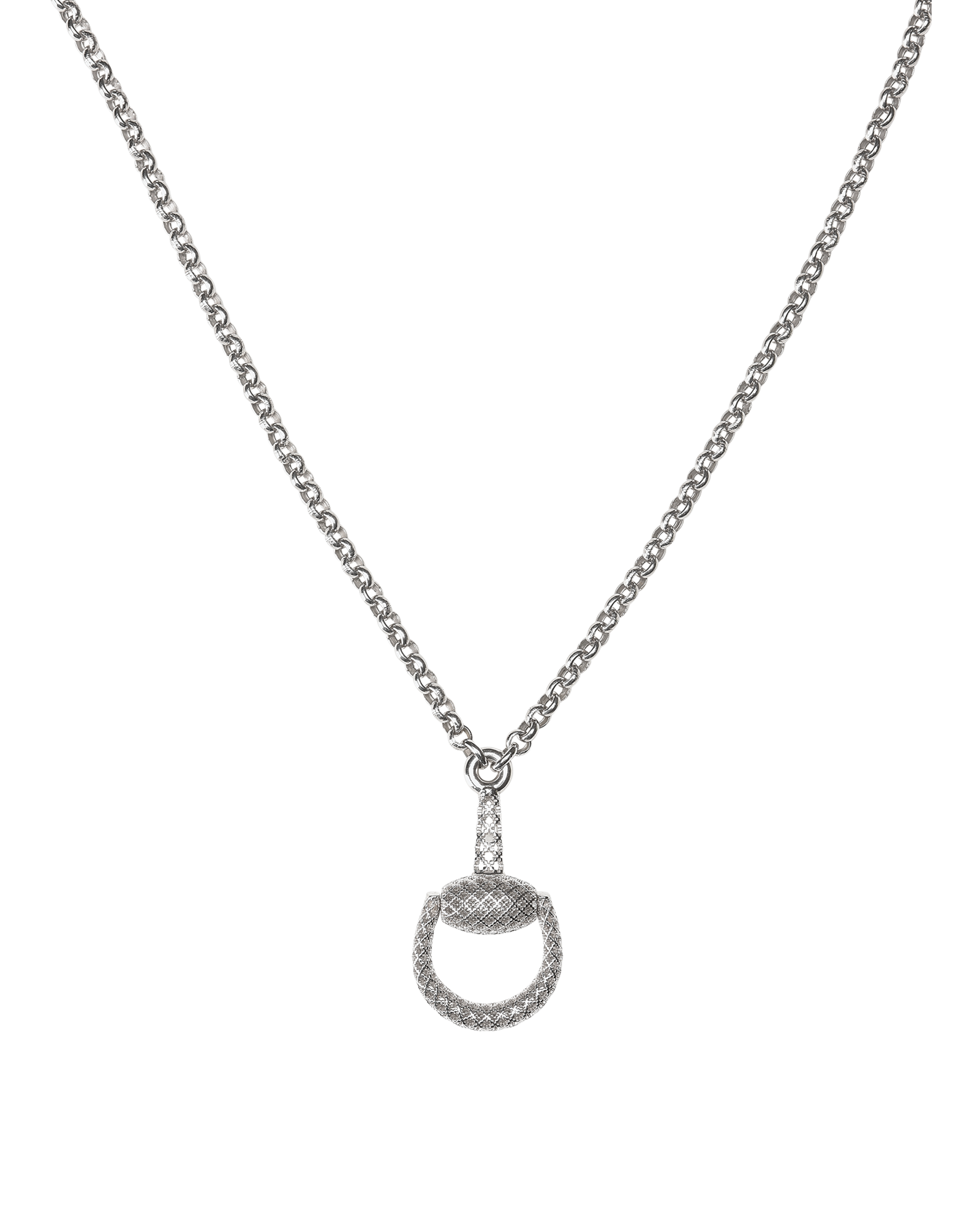 Gucci Horsebit Chain Necklace, &pound;250, Jewellery, Silver, Sterling Silver, Other view