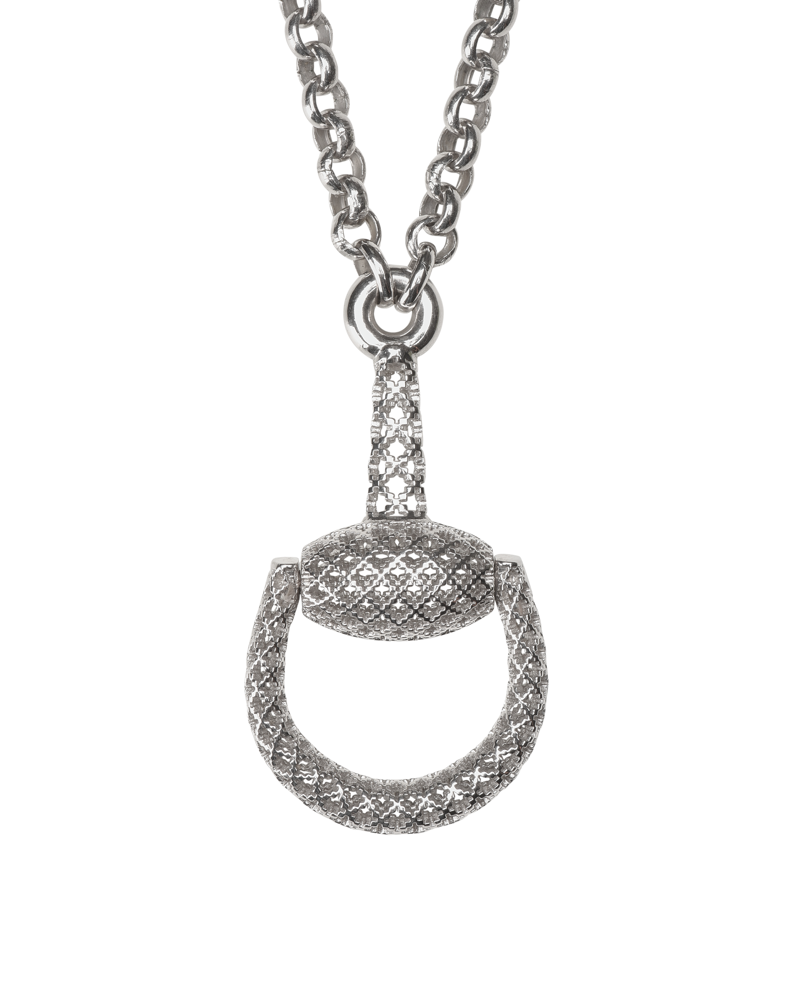 Gucci Horsebit Chain Necklace, &pound;250, Jewellery, Silver, Sterling Silver, Other view