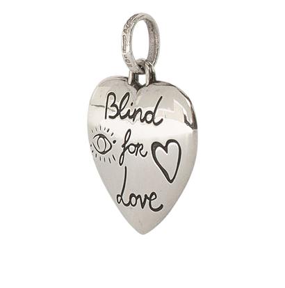 Gucci 'Blind For Love' Heart Pendant, front view