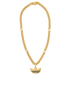 Gucci x Adidas Gourmette Trefoil Pendant Necklace, front view