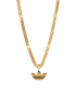 Gucci x Adidas Gourmette Trefoil Pendant Necklace, other view
