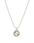 Gucci Interlocking GG Beaded Necklace, &pound;160, Jewellery, Silver, Silver, Other view