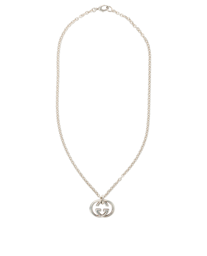 Gucci Interlocking G Necklace, &pound;250, Jewellery, Silver, Sterling Silver, Front view