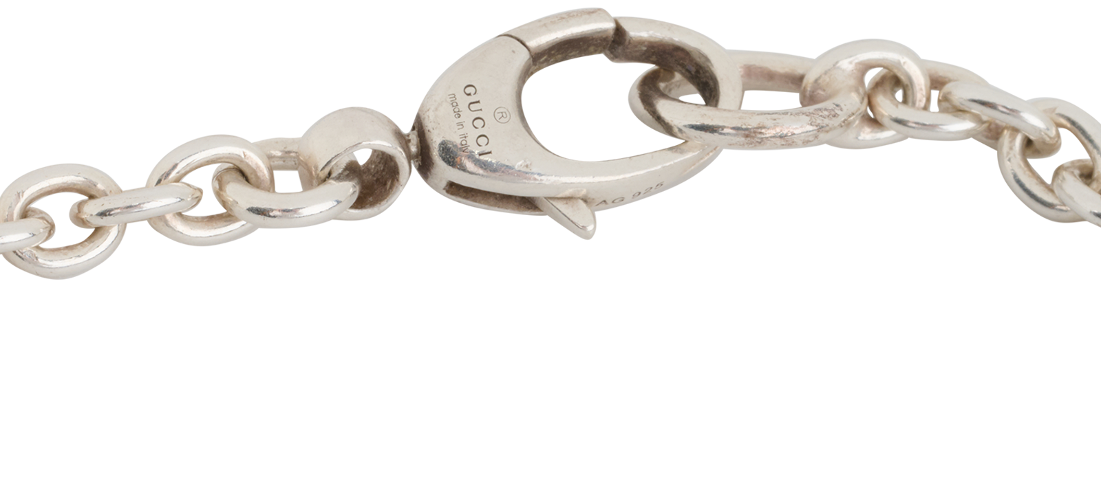 Gucci Interlocking G Necklace, &pound;250, Jewellery, Silver, Sterling Silver, Other view