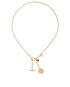 Hermes Small Ex-Libris Pendant, front view