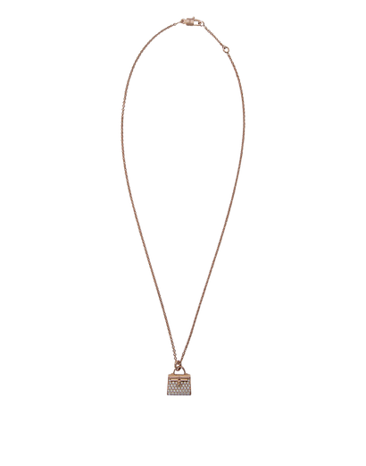Hermès Kelly Amulette Pendant Necklace, &pound;3,400, Jewellery, Rose Gold, Rose Gold, Front view