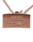 Hermès Kelly Amulette Pendant Necklace, &pound;3,400, Jewellery, Rose Gold, Rose Gold, Other view