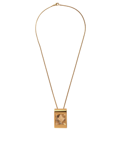 Hermes Circe Saint Louis Crystal Pendant, Brass, Gold, B, 3*