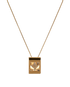 Hermes Circe Saint Louis Crystal Pendant, £250, Jewellery, Gold, Brass, Other view