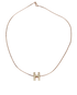 Hermes Pop H Necklace, back view