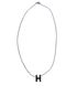 Hermes Pop H Pendant Necklace, back view