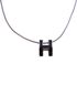 Hermes Pop H Pendant Necklace, other view