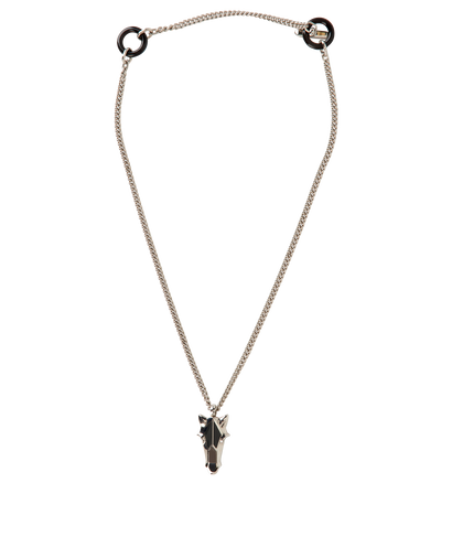 Hermes Destrier Minerale Necklace, £495, Jewellery, Silver, Brass, Front view