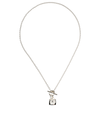 Hermes Amulettes Birkin Pendant, &pound;350, Jewellery, Silver, Sterling Silver, Front view